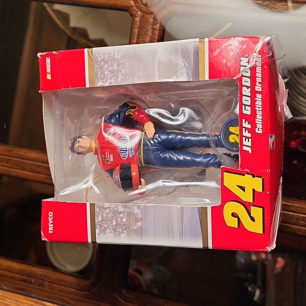 Vintage Jeff Gordon Nascar Christmas Ornaments